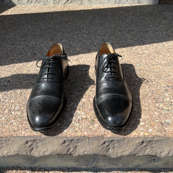 Antonio Maurizi Cap Toe Leather Oxford Size 45 - Picture 6 of 7